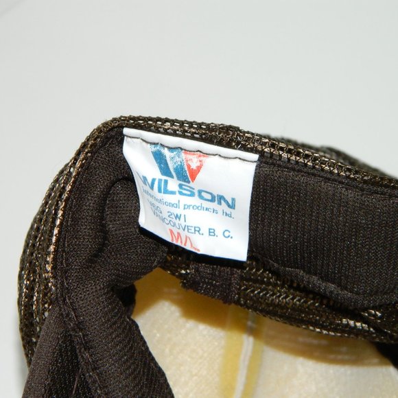 Vintage 1970's Church’s Fried Chicken Restaurant Snapback Baseball Cap Brown - Picture 9 of 13